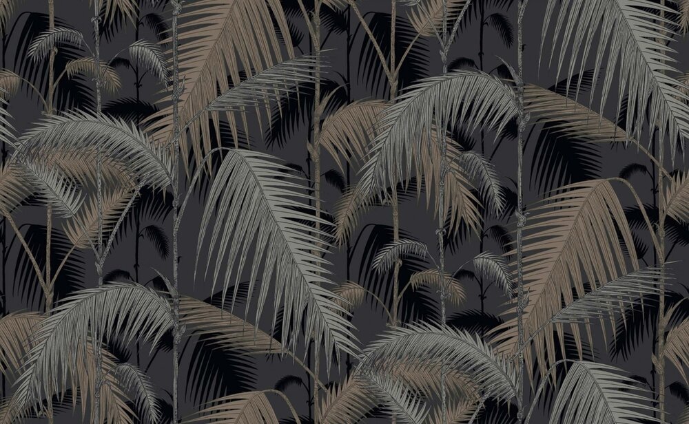 Cole and Son Palm Jungle behang 95/1004 Luxury By Nature hoirzontaal