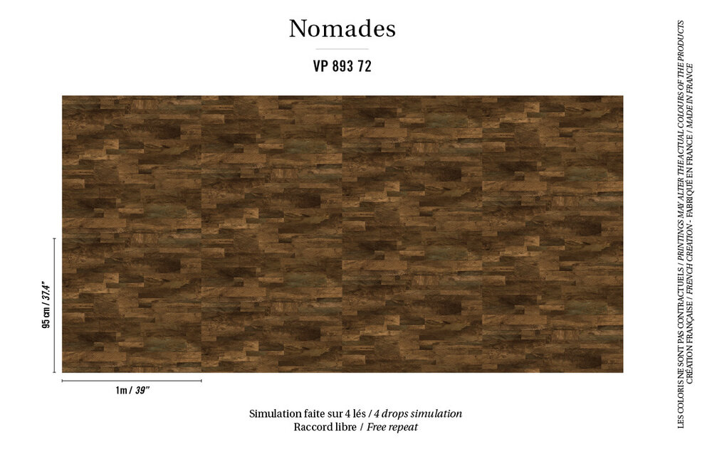 Behang Nomades P&acirc;na VP 89372 Eletis Luxury By Nature Patroon
