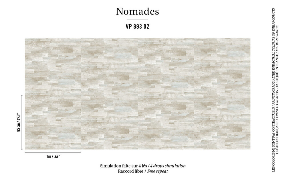 Behang Nomades P&acirc;na VP 89302 Eletis Luxury By Nature Patroon