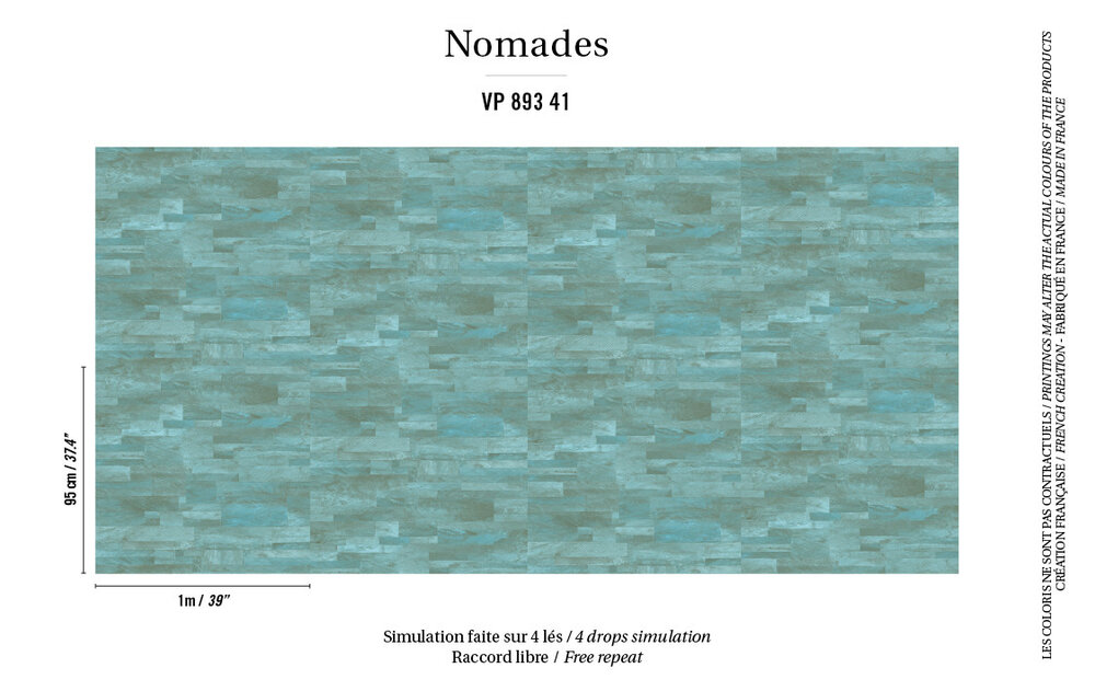 Behang Nomades P&acirc;na VP 89341 Eletis Luxury By Nature Patroon