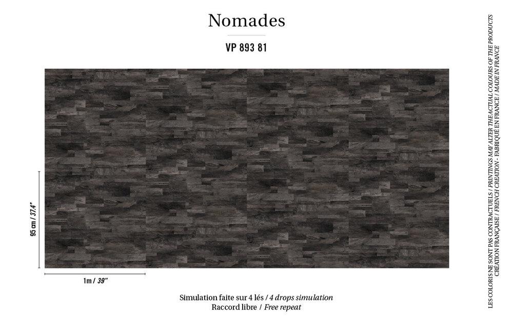 Behang Nomades P&acirc;na VP 89381 Eletis Luxury By Nature Patroon