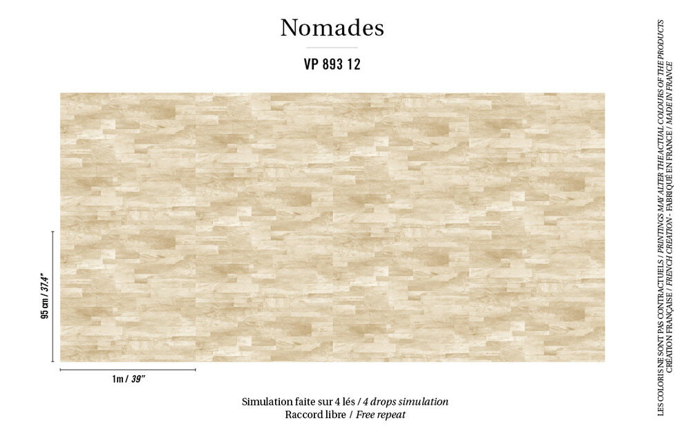 Behang Nomades P&acirc;na VP 89312 Eletis Luxury By Nature Patroon