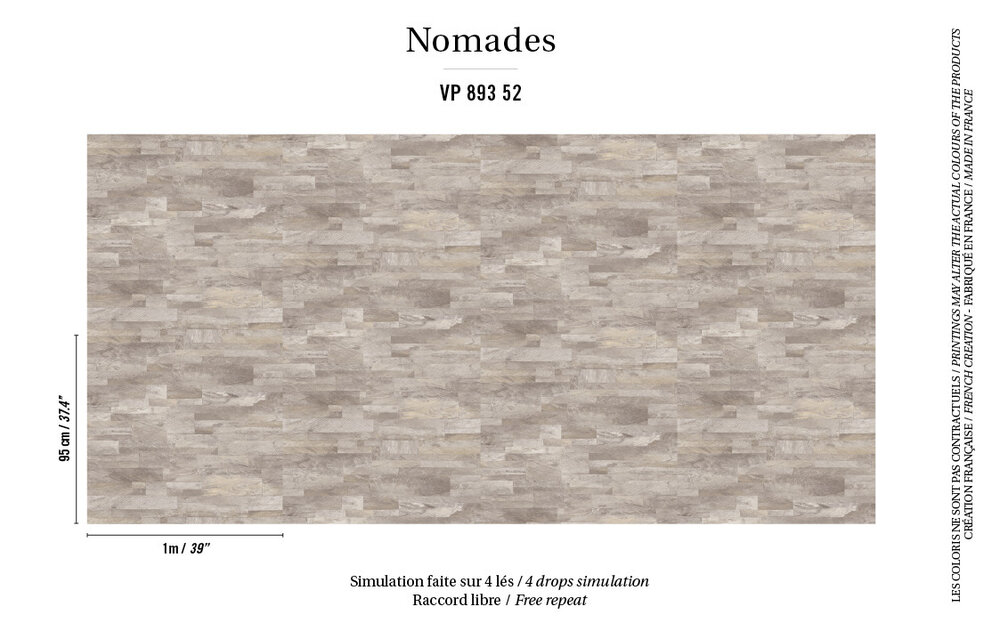 Behang Nomades P&acirc;na VP 89352 Eletis Luxury By Nature Patroon