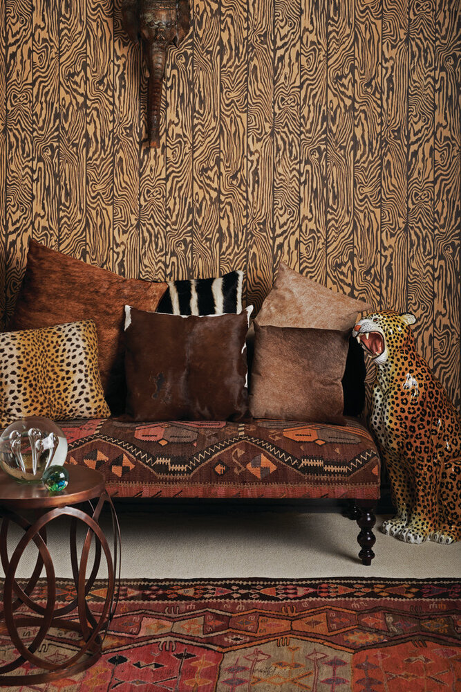 Behang Cole and Son Zebra Wood sfeer 2 Luxury By Nature Curio Collectie