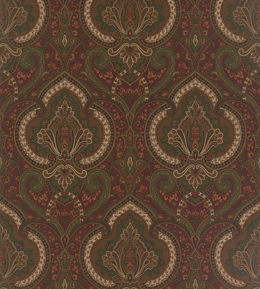 Behang Ralph Lauren Castlehead Paisley PRL037-02 Chestnut Luxury By Nature