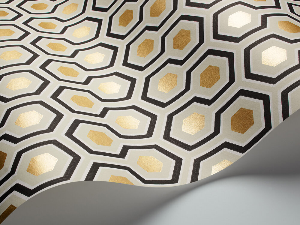 Cole and Son Hicks&#039; Hexagon 66/8056 behang Luxury By Nature
