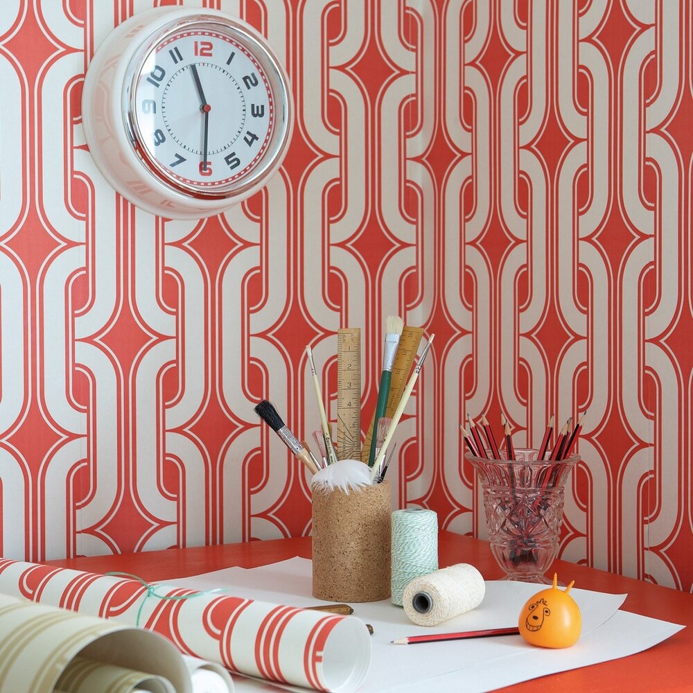 Behang Little Greene Lavaliers Atomic Luxury By Nature sfeer 1