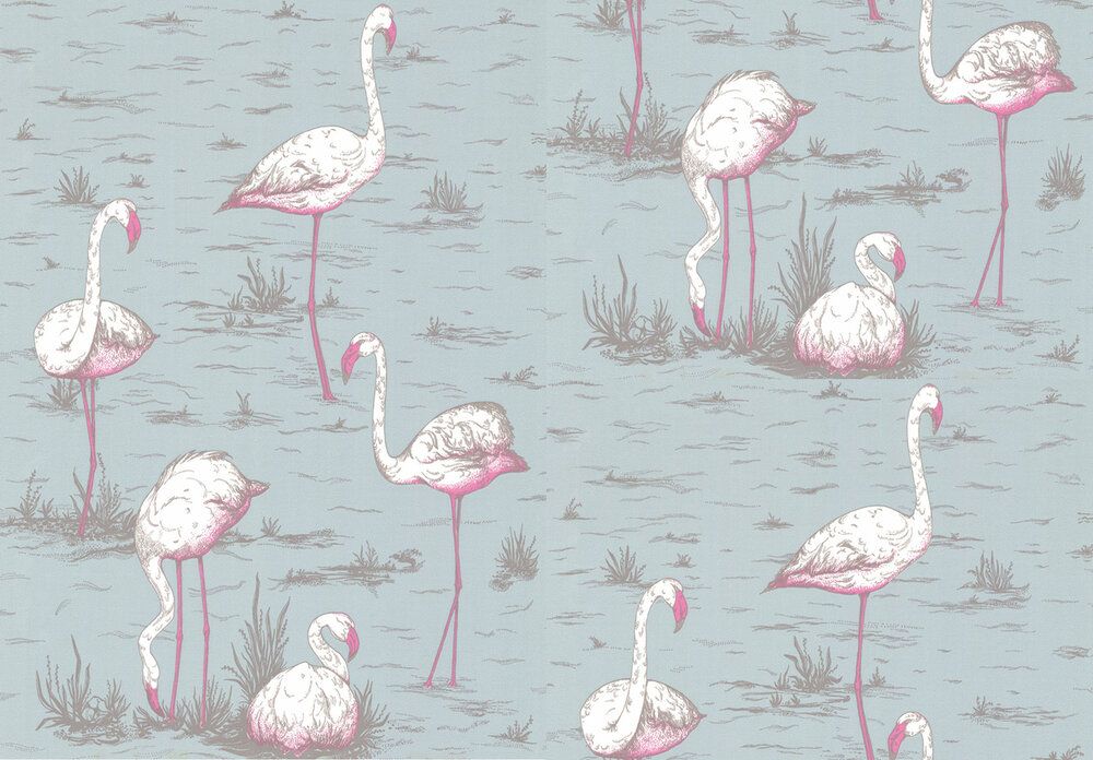 Behang Cole and Son Flamingos 66-6044 Contemporary Selection Luxury By Nature