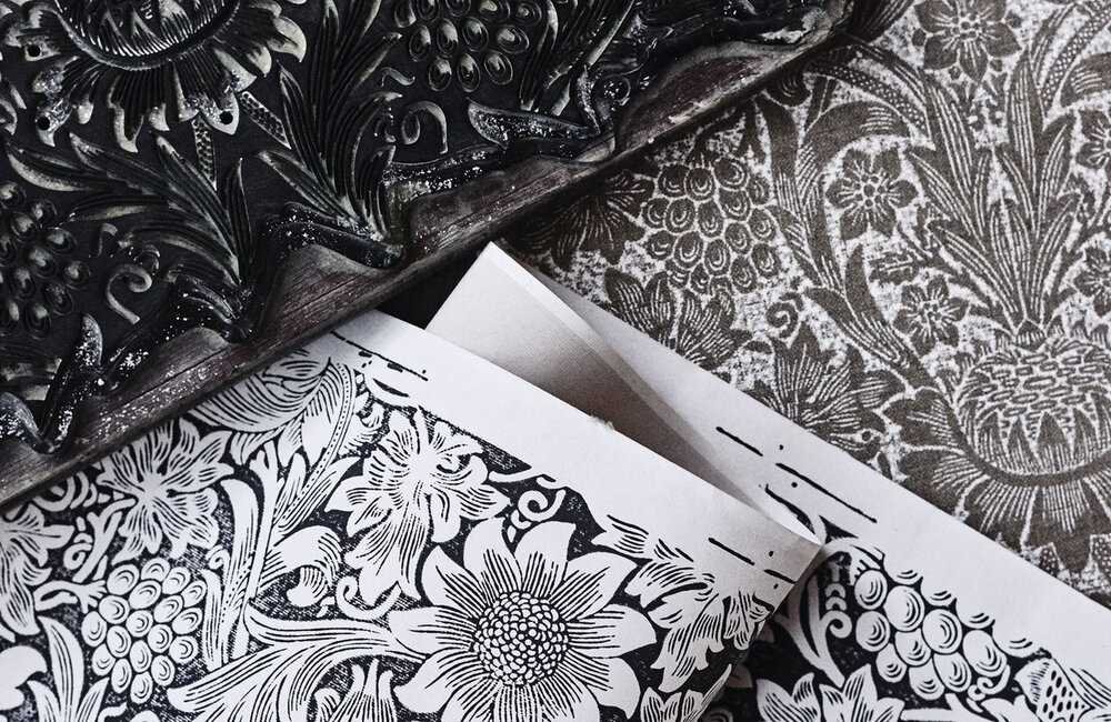 Behang Morris &amp; Co. Pure Sunflower 216049 - Pure Morris collectie Luxury By Nature sfeer 2