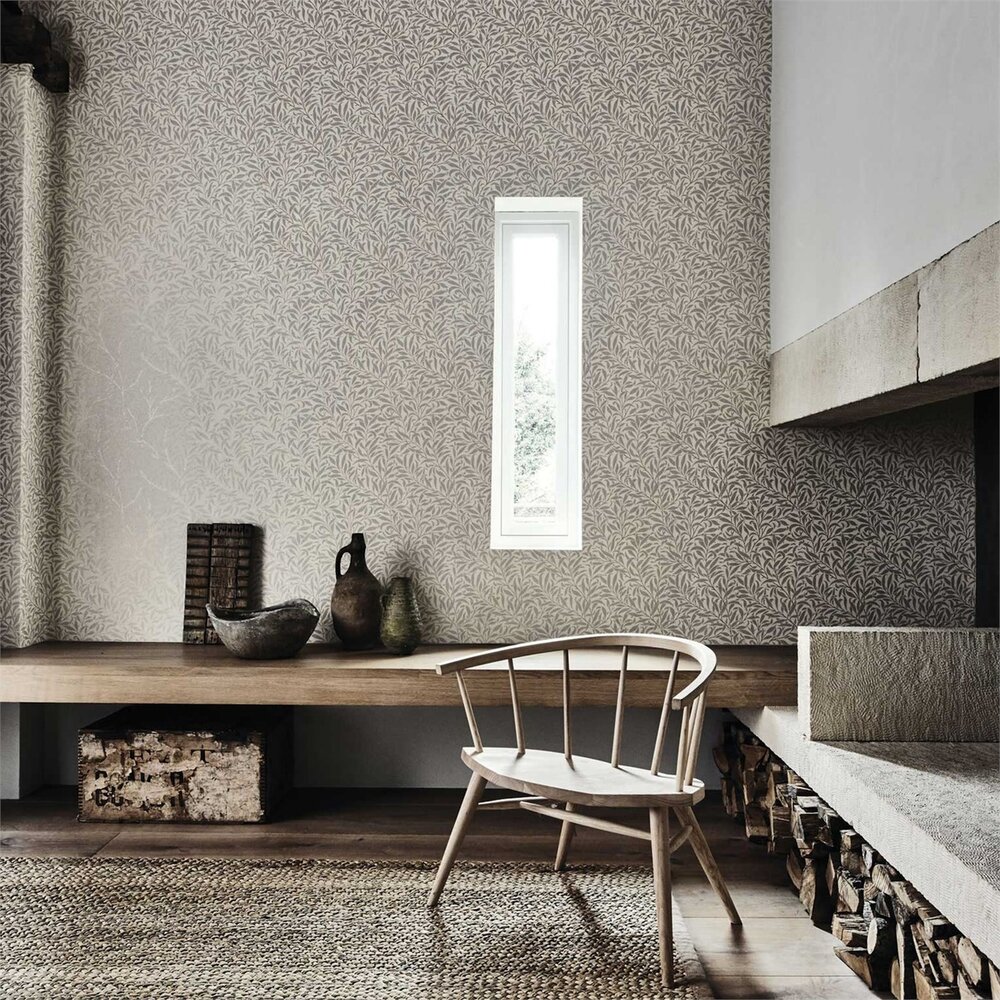 Behang Morris &amp; Co. Pure Willow Bough 216023 - Pure Morris Collectie Luxury By Nature sfeer 1