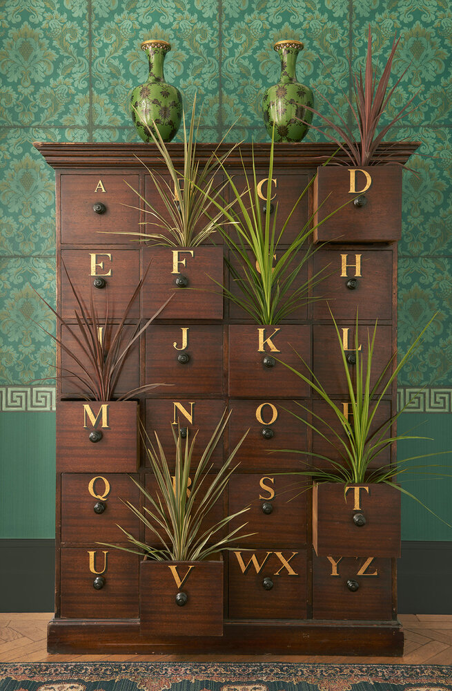 Behang Cole &amp; Son Mariinsky Stravinsky 108-4016 sfeer - Mariinsky Damask Collectie Luxury By Nature