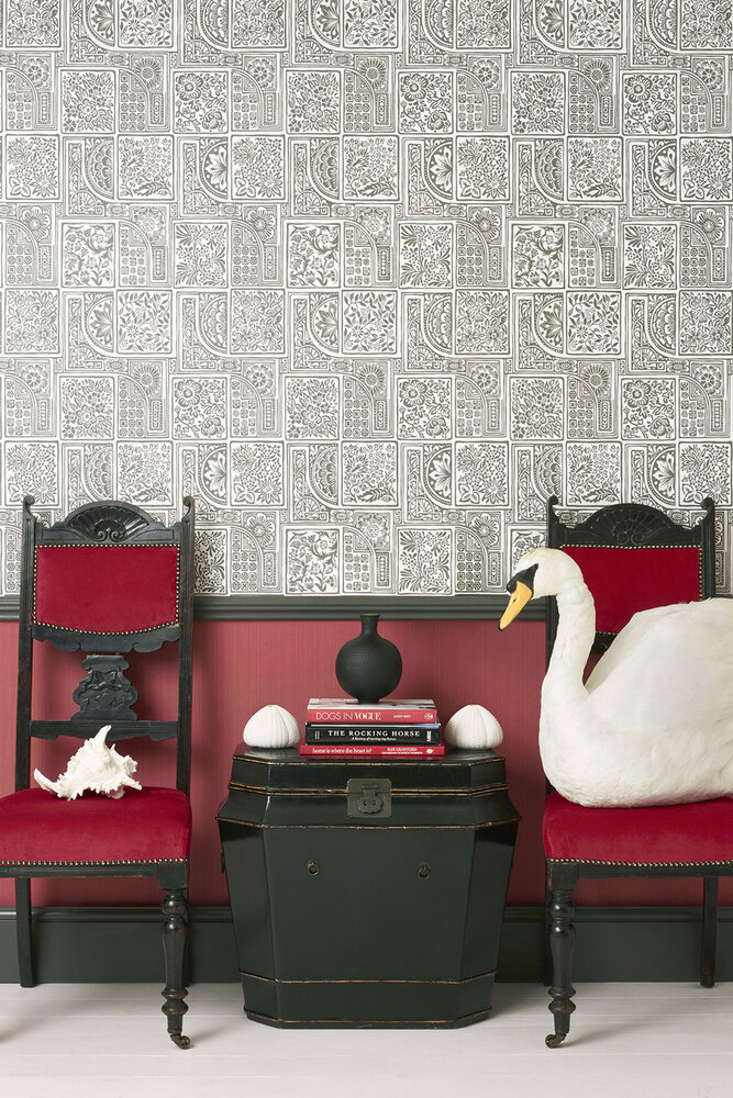Behang Cole &amp; Son Bellini 108-9046 sfeer - Mariinsky Damask Collectie Luxury By Nature