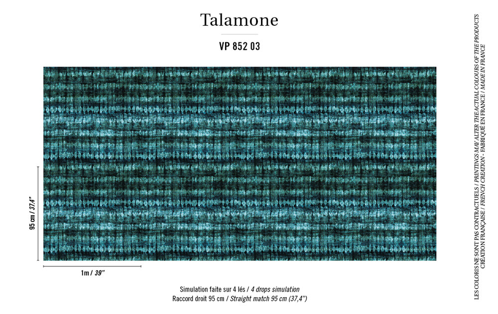 Elitis behang Canzoni Lontane VP_852_03 patroon