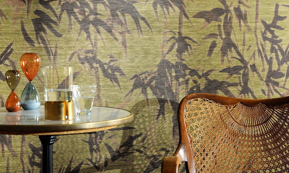 Bamboe palmen behang Terra Promessa ELITIS sfeer 2 Talamone behangpapier collectie luxury by nature
