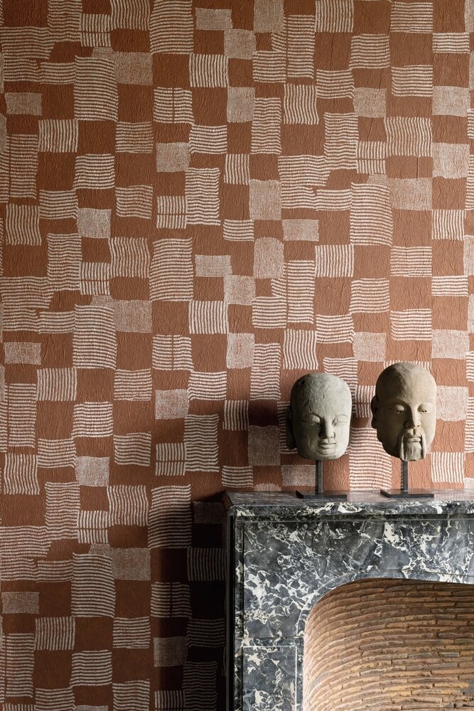 Behang Dessins Dans Le Sable Elitis RM-223 Sfeer Washi Collectie Luxury By Nature