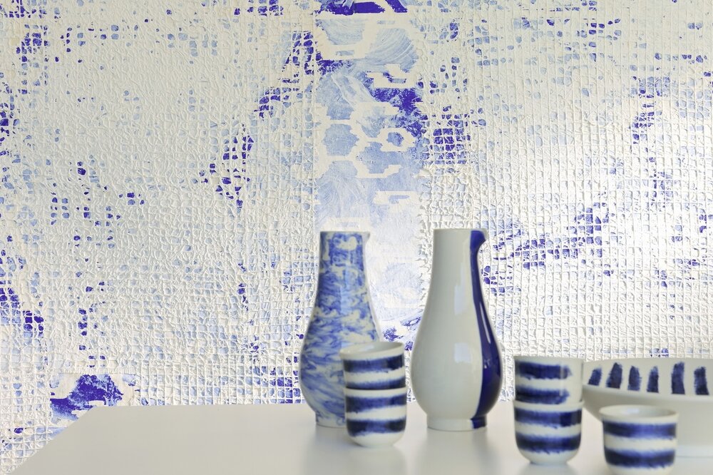 Behang ELITIS Kataba RM 670_02 sfeer Oceania Collectie