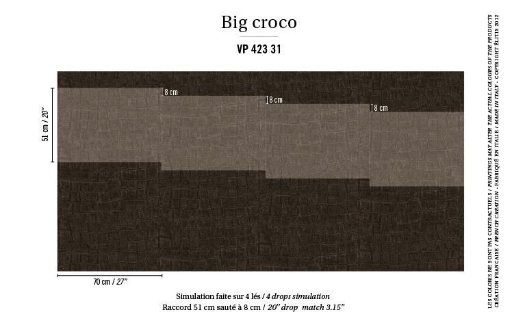 VP_423_31 ELITIS Behang Big Croco Big_croco_VP_423_31