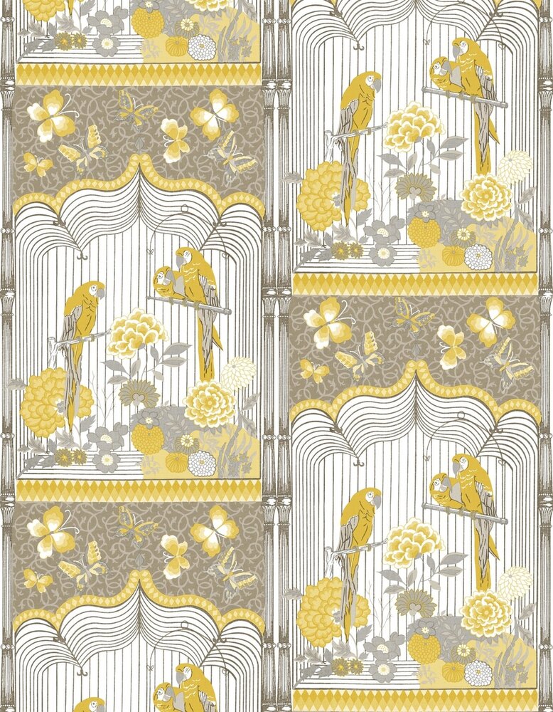 Gaston y Daniela behang Aviary Librería collectie behangpapier GDW-5452-001 luxury by nature