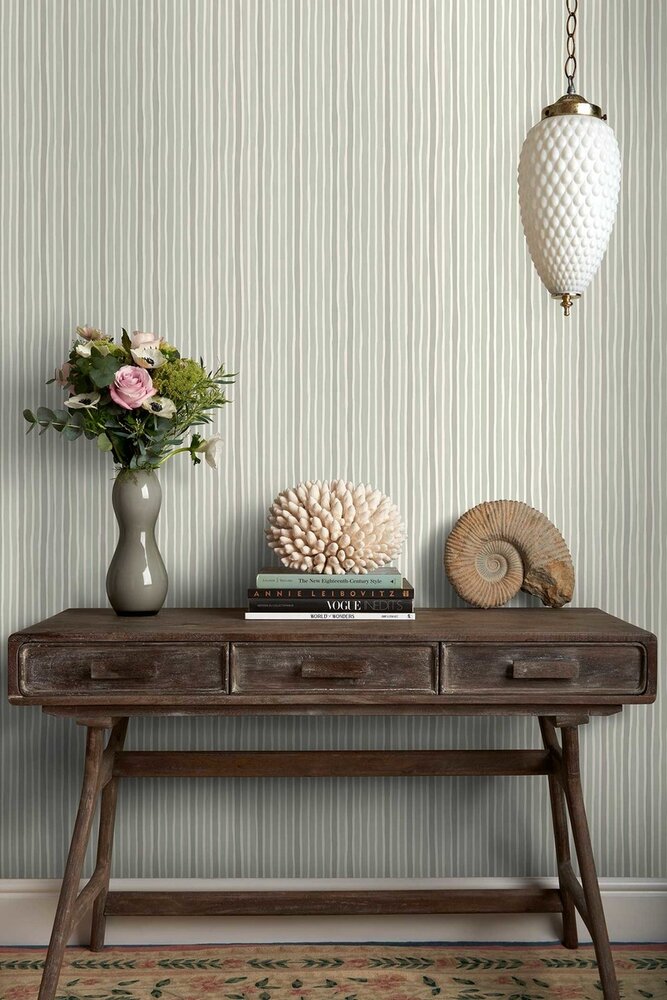 110-5030Cole and Son Croquet Stripe 110-5030 behang papier Marquee Stripes sfeer