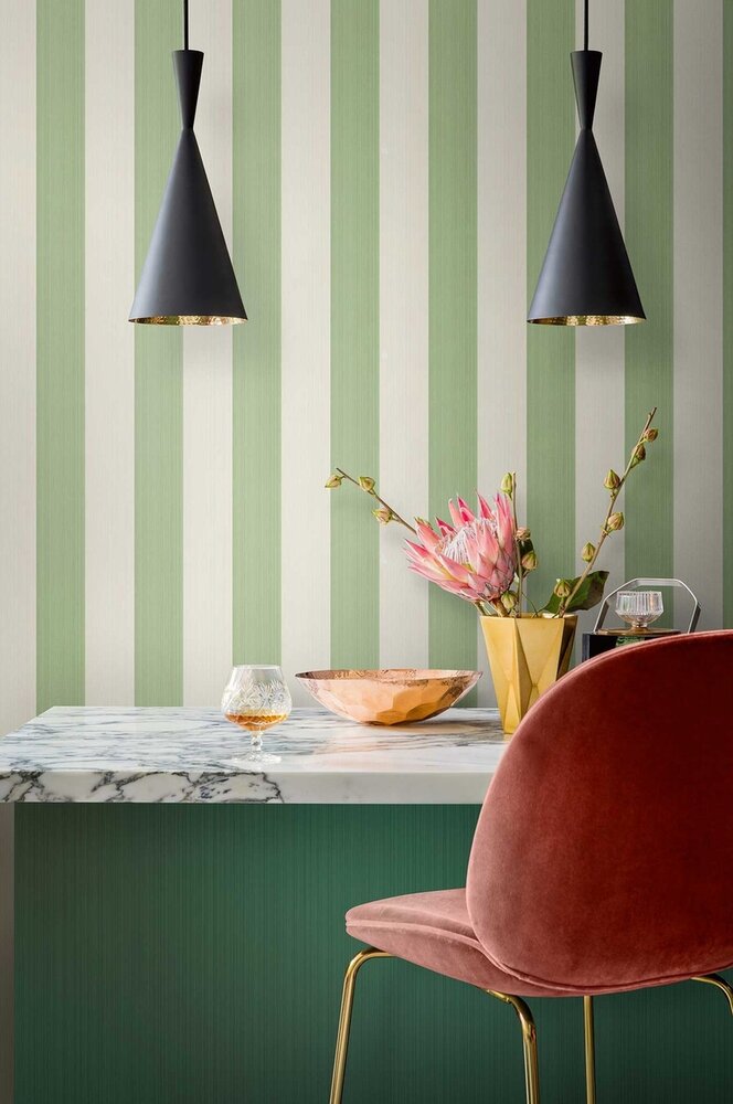 Cole and Son Jaspe Stripe behang 110-4023 streepbehang Marquee Stripes behangpapier
