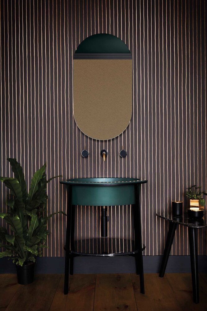 Cole and Son College Stripe  behang papier 110-7034 Marquee Stripes sfeerafbeelding 