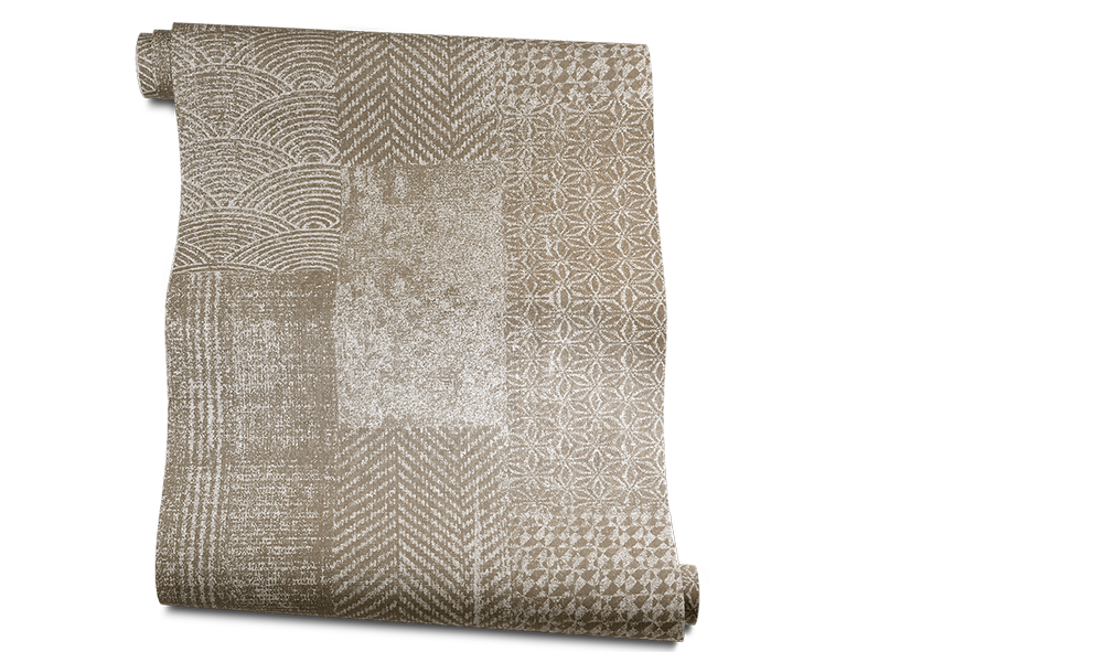 Arte Flamant behang Patchwork behangpapier Caractère 12050