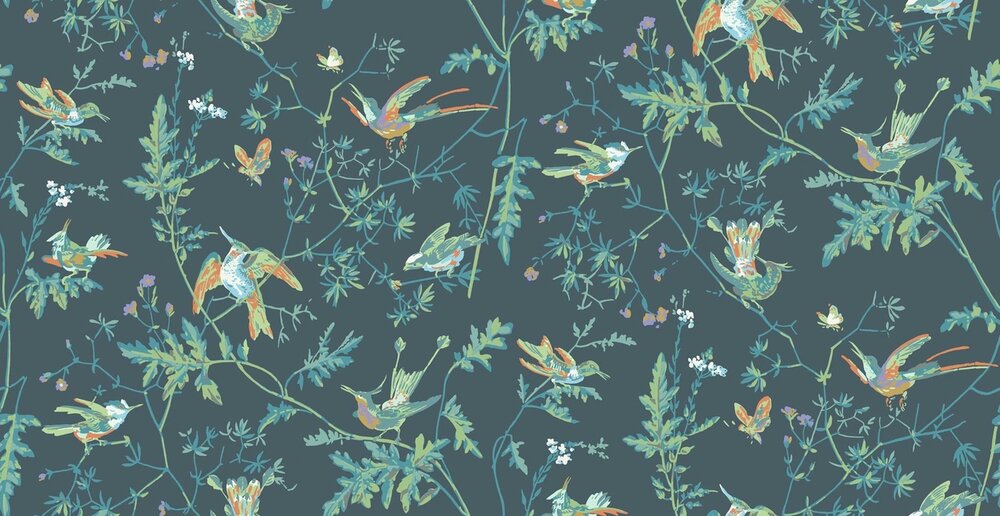 Cole &amp; Son Hummingbirds behang Icons behangpapier 112/4014