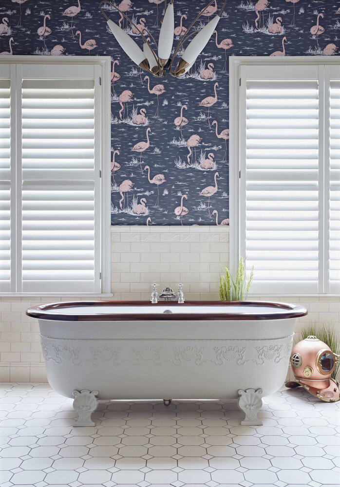 Cole &amp; Son Flamingos behang Icons behangpapier 112/11038