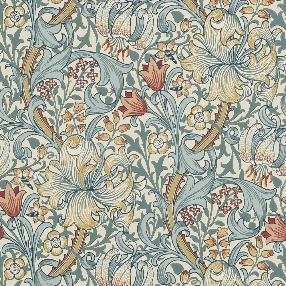William Morris Golden Lily behang Morris &amp; Co Archive 210401