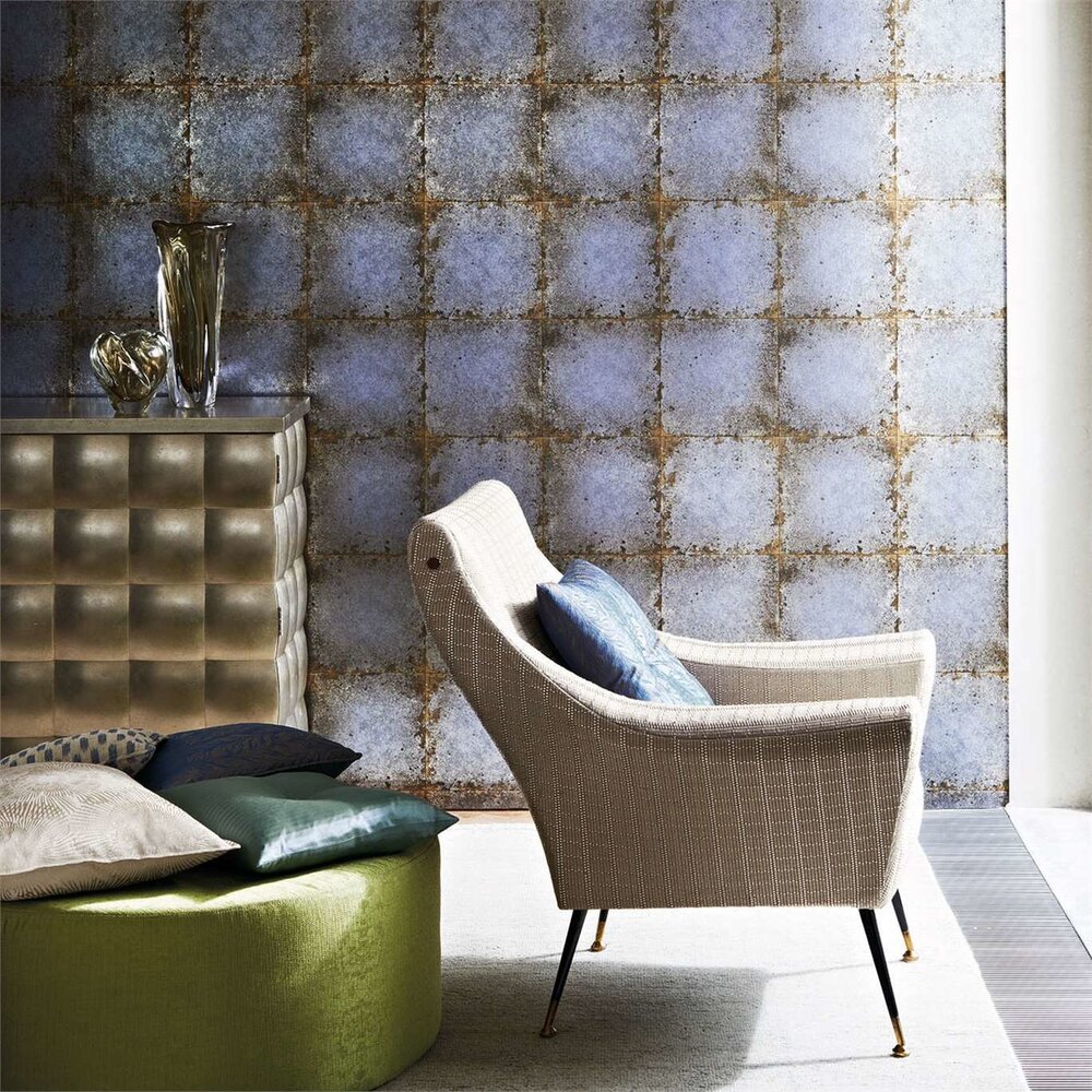 Lustre Tile Behang Zoffany The Muse Behang Collectie