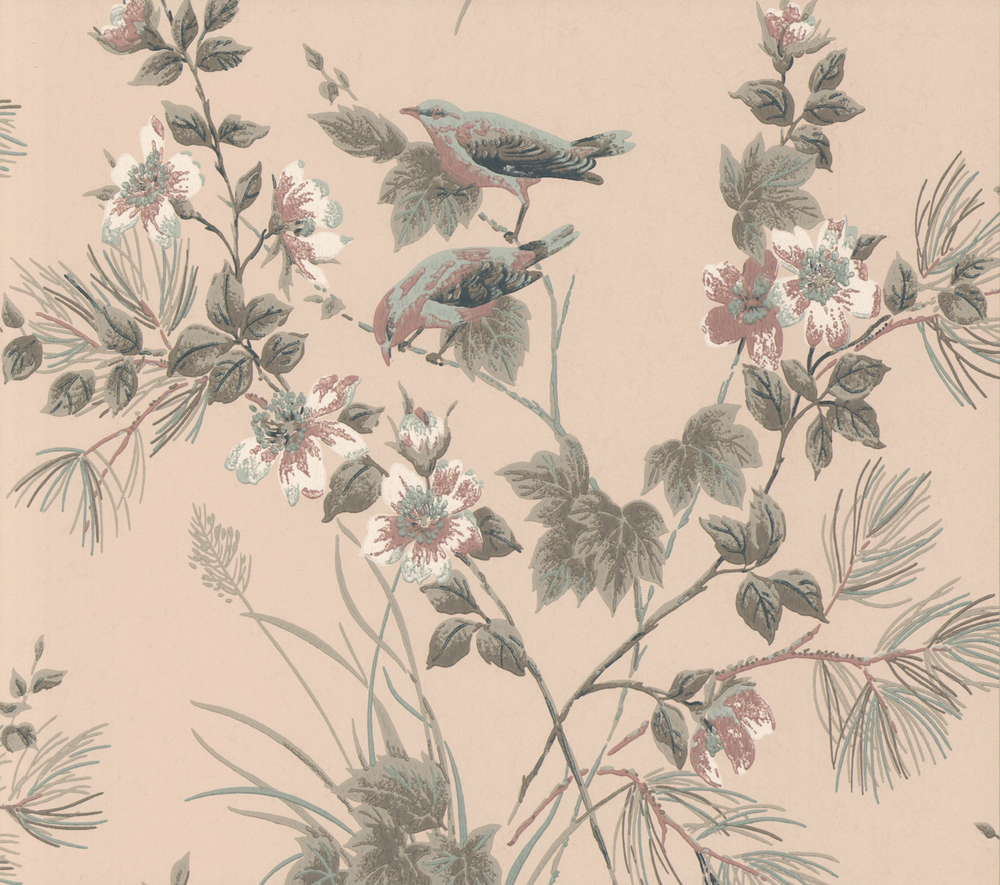 1838 Wallcoverings Rosemore Behang 1601-100-02 Pink