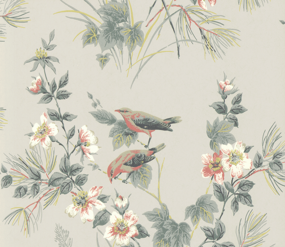 1838 Wallcoverings Rosemore Behang 1601-100-05 Grey