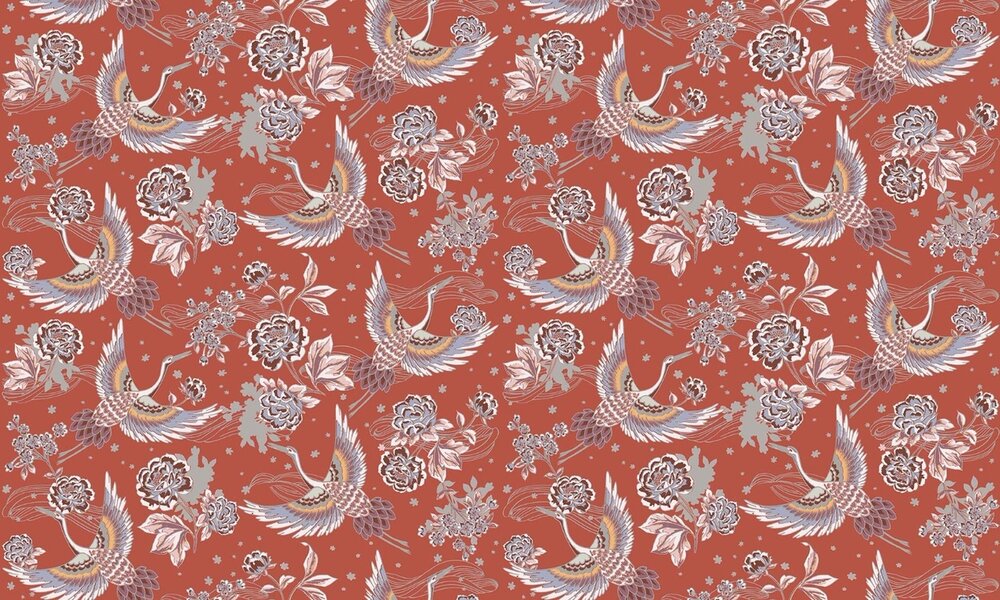 ARTE behang Crane behangpapier Takara collectie 28502 impressie
