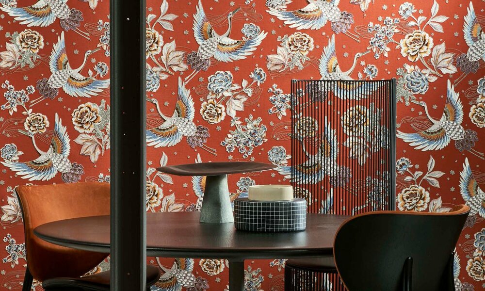 ARTE behang Crane behangpapier Takara collectie impressie