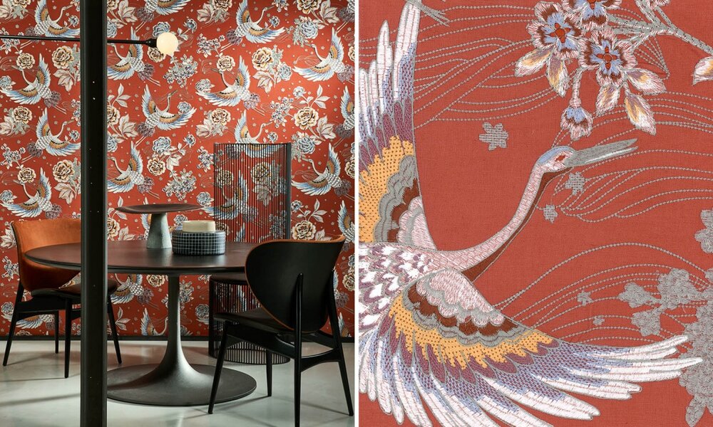 ARTE behang Crane behangpapier Takara collectie 28500 sfeer 2