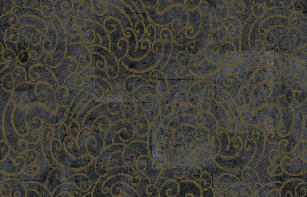 Volutes Behang ELITIS Domino Behang Collectie RM_253_12