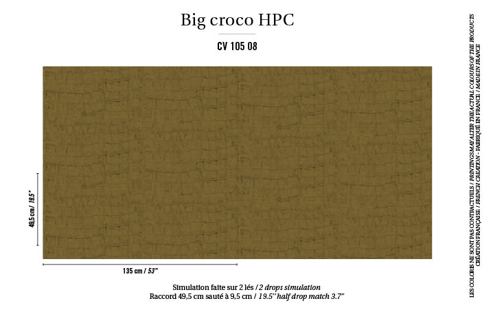 Big Croco Project Behang Contract Markt HPC CV-105-08
