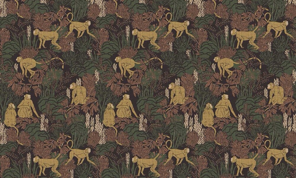 ARTE behang Langur Curiosa behangpapier collectie 13530 impressie