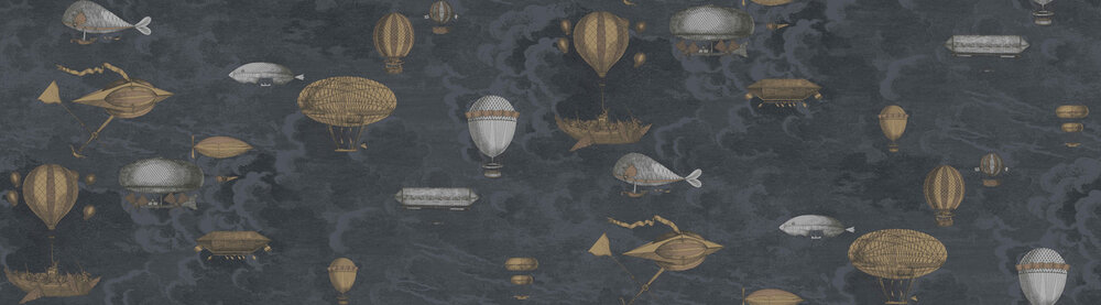 Fornasetti Macchine Volanti Behang Cole and Son 97-1002