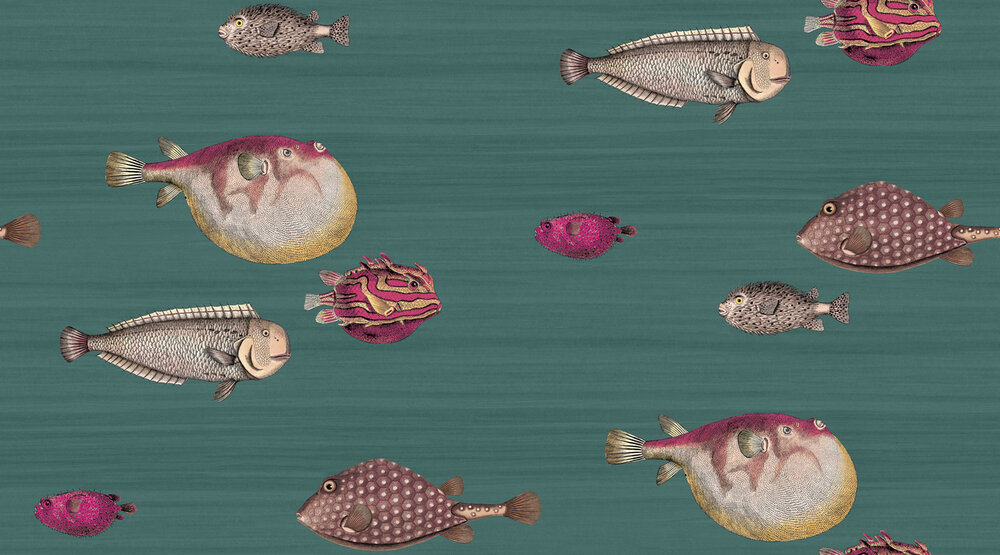 Fornasetti Acquario behang Cole and Son 114-12024