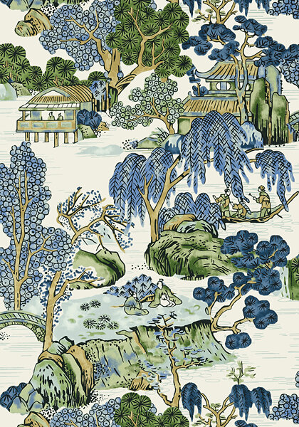 Thibaut Asian Scenic Behang T75462