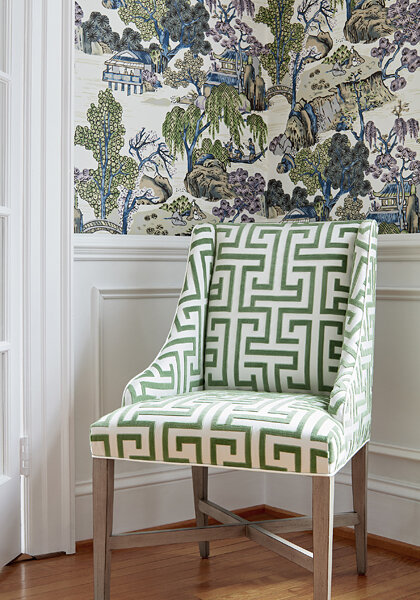 Thibaut Asian Scenic Behang Dynasty