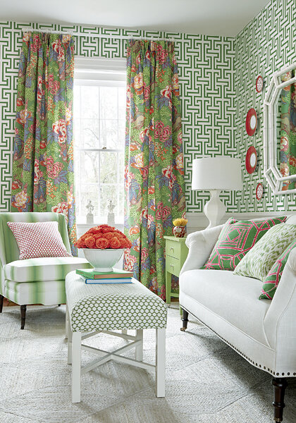 Thibaut Ming Trail Behang&nbsp;Dynasty Collectie