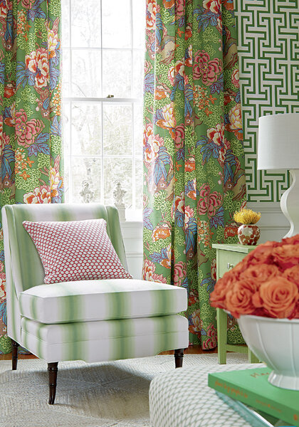 Thibaut Ming Trail Behang&nbsp;Dynasty Collectie