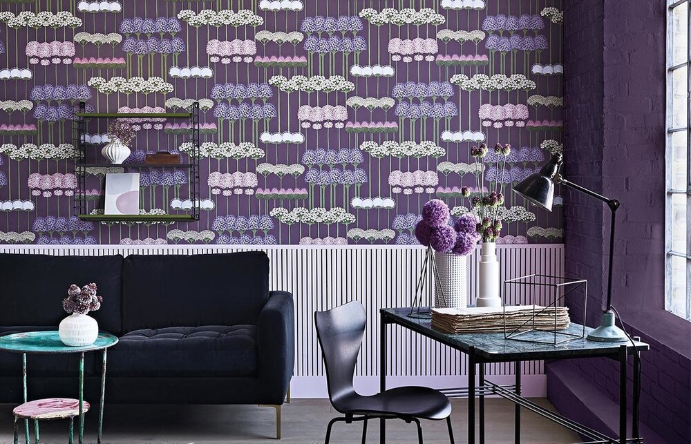 Cole and son Allium behang papier Botanical Botanica  115-12036