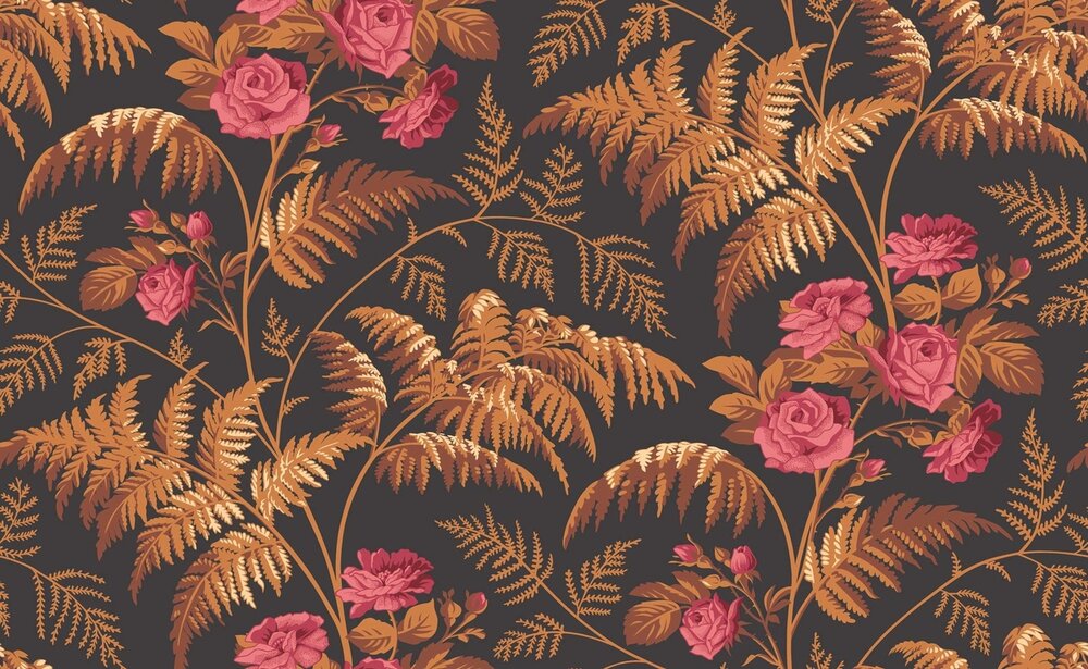 Cole and son behang Rose botanical botanica behang collectie 115-10029