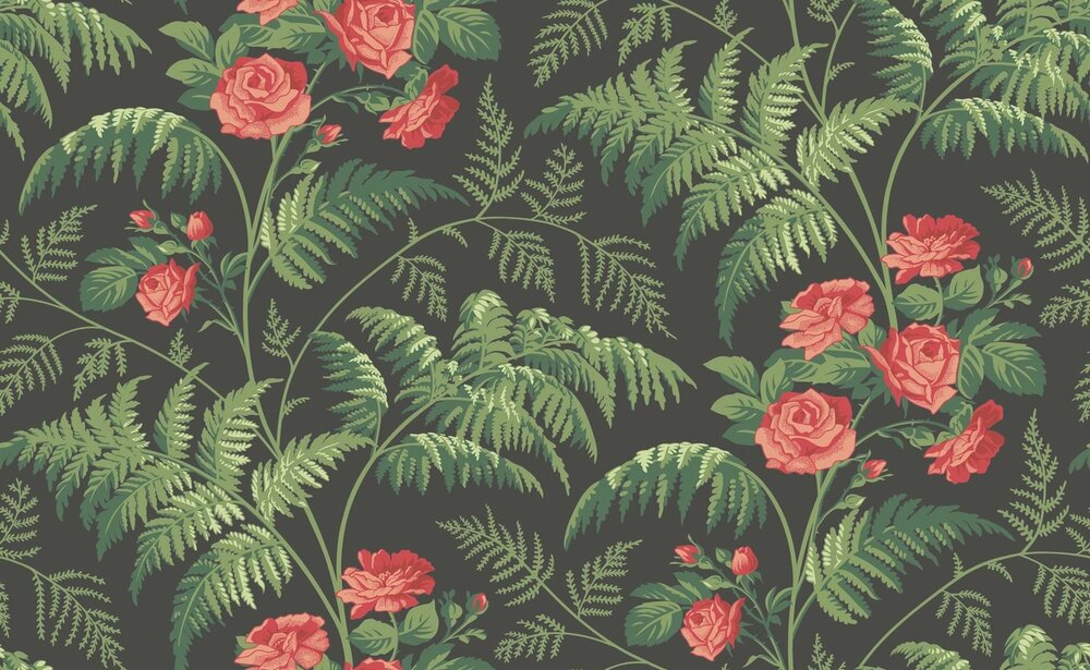 Cole and son behang Rose botanical botanica behang collectie 115-10030