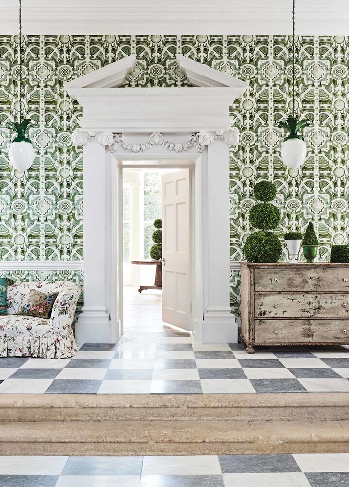 Cole and son behang Topiary botanical botanica behang collectie 115-2006