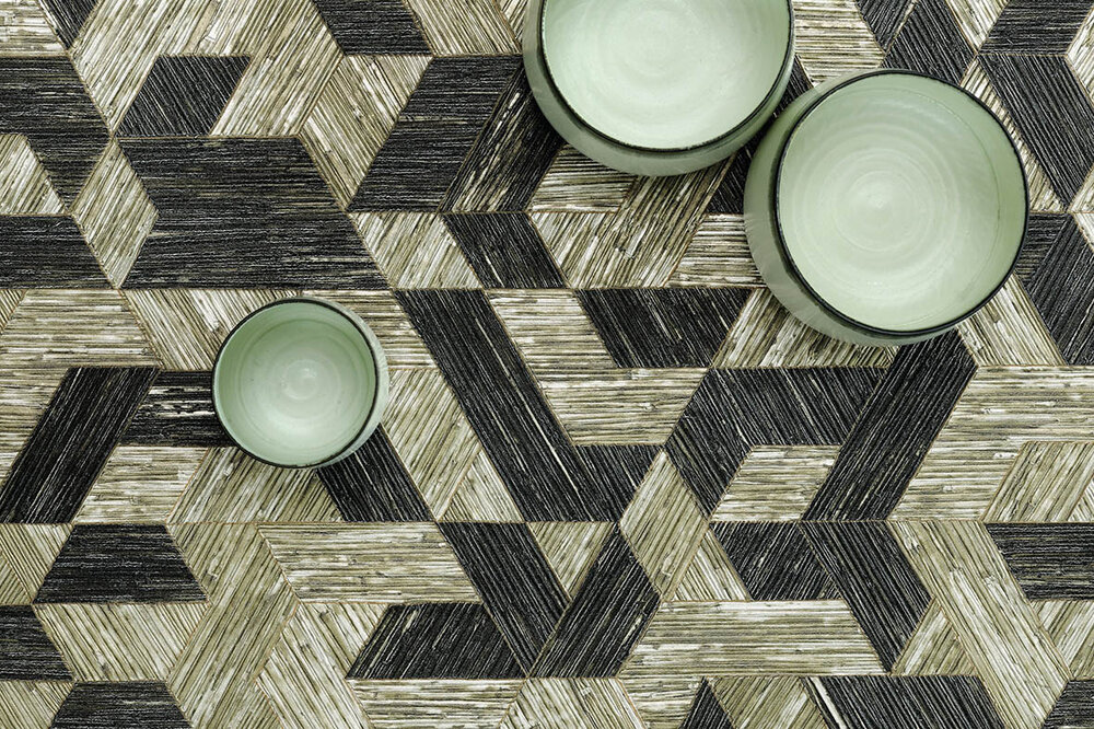 ELITIS Juego de Paja Behang Metallic - Formentera Behang Collectie 