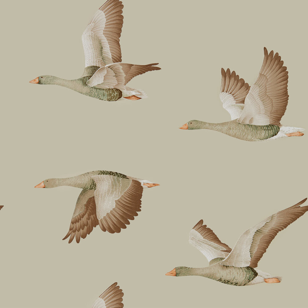Sanderson Geese Behang Ganzen 216609